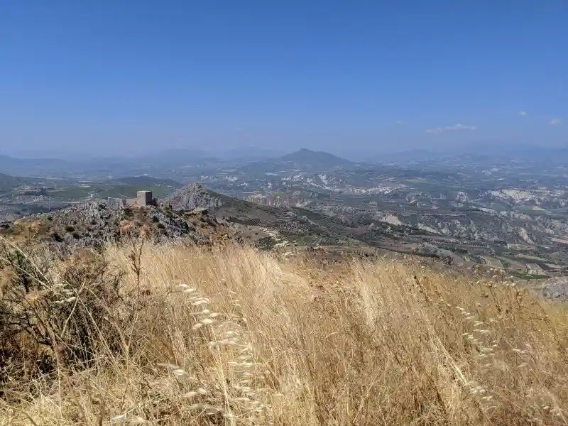 Mountain ridge overlooking Corinthian landscape